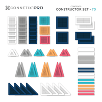 Connetix PRO Constructor Set 70 db-os
