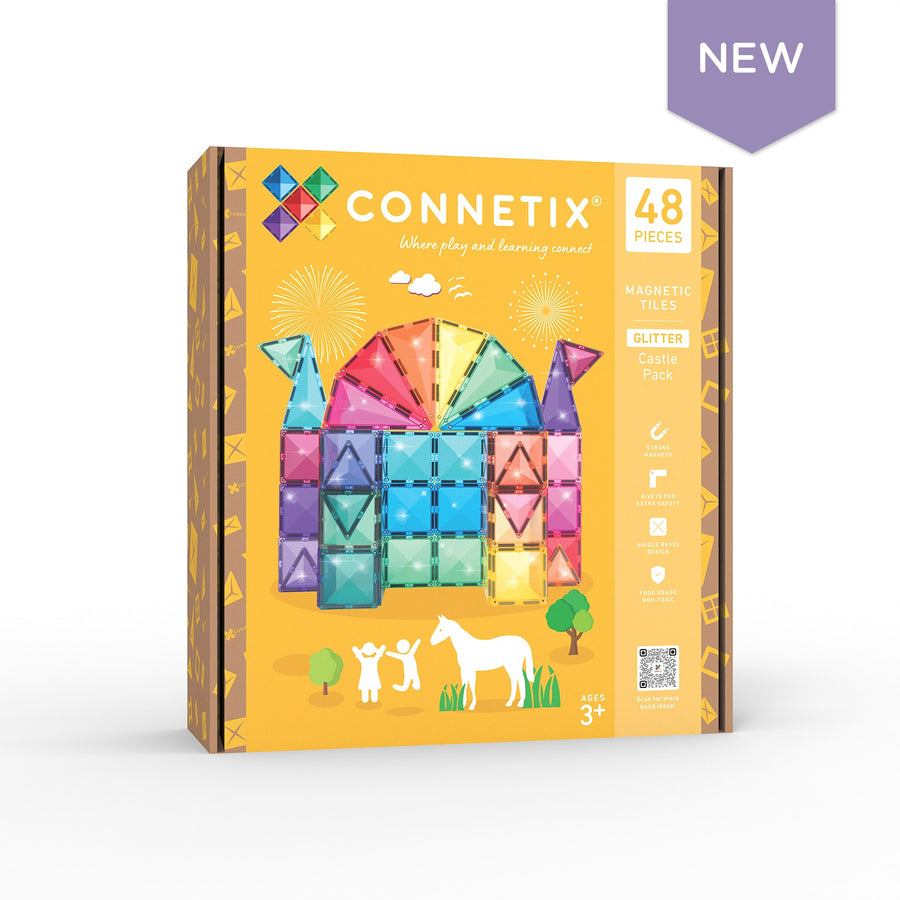 Connetix Glitter Castle Pack 48 db-os