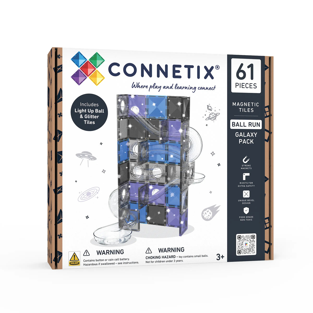Connetix Ball Run Galaxy Pack 61 db-os