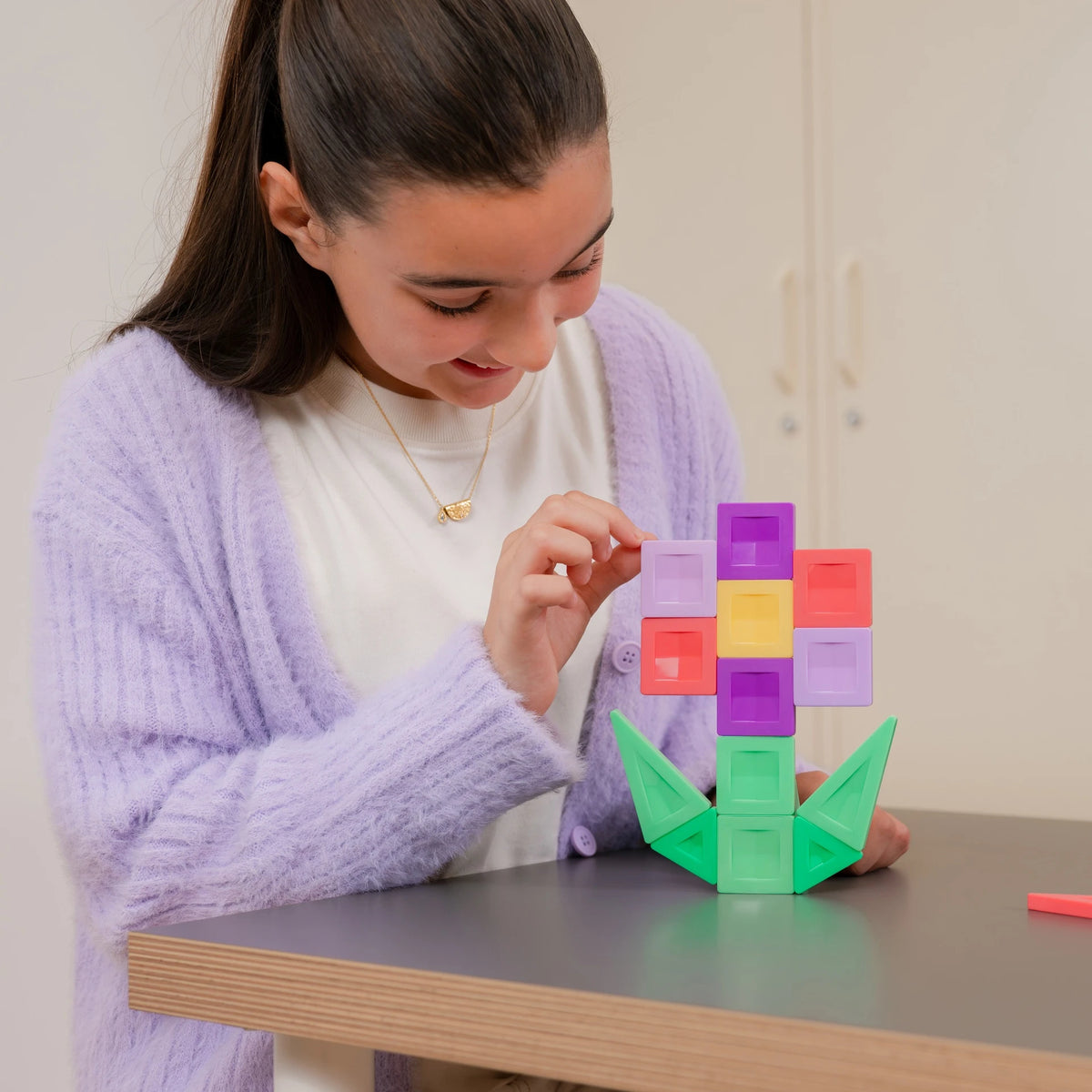 Connetix PRO Build It 4 Ways Flowers Pack 21 db-os - Virágépítő