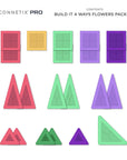 Connetix PRO Build It 4 Ways Flowers Pack 21 db-os - Virágépítő