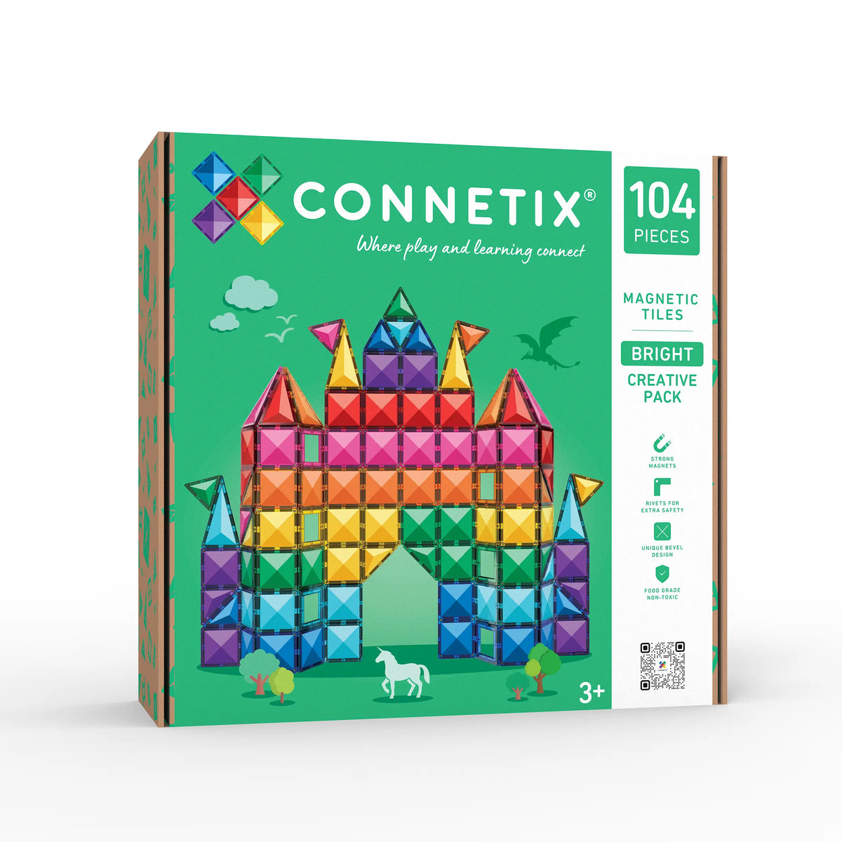 Connetix Bright Creative Pack 104 db-os