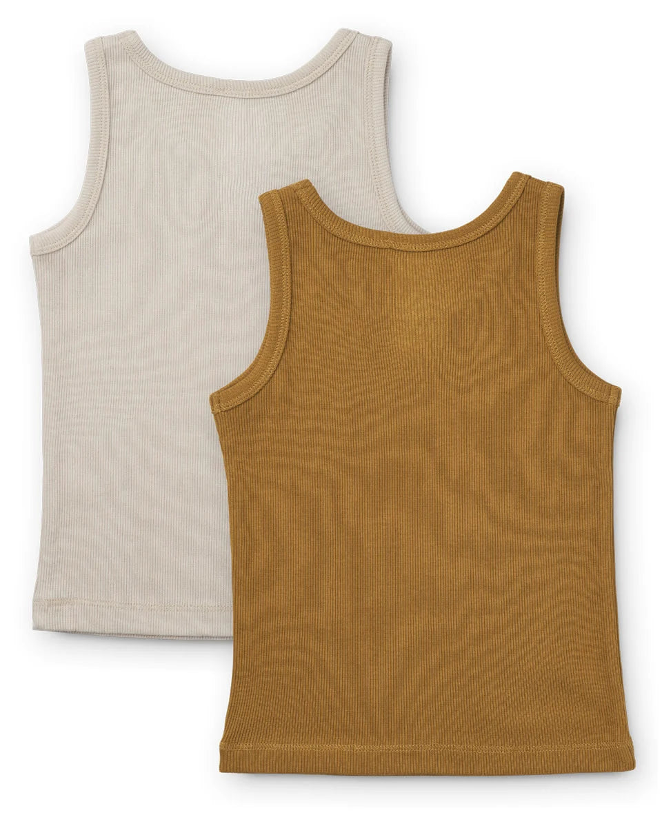 Liewood®  Faris tank top 2 db - Golden caramel / Sandy mix