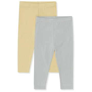 Konges Sløjd® 2 pack basic leggings - Pearl blue 2y