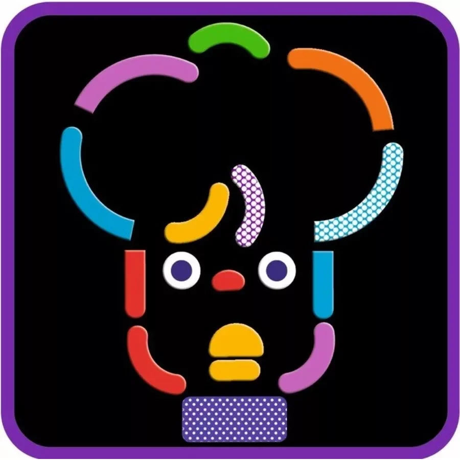 Djeco Magnetic Puzzle - Geometric Shapes - Geocharacter