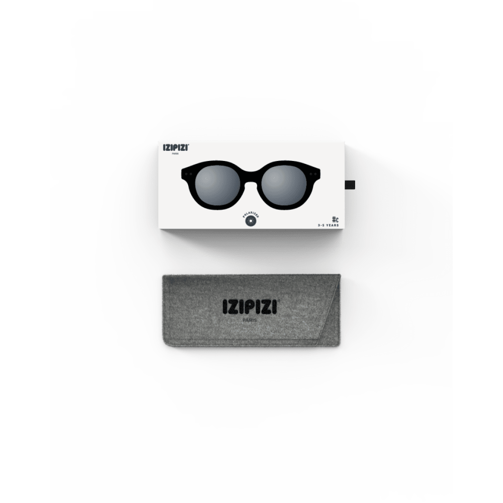 Izipizi Kids Plus 3 - 5 C napszemüveg gumipánttal, szürke lencse - Fekete - IZIPIZI - Napszemüveg