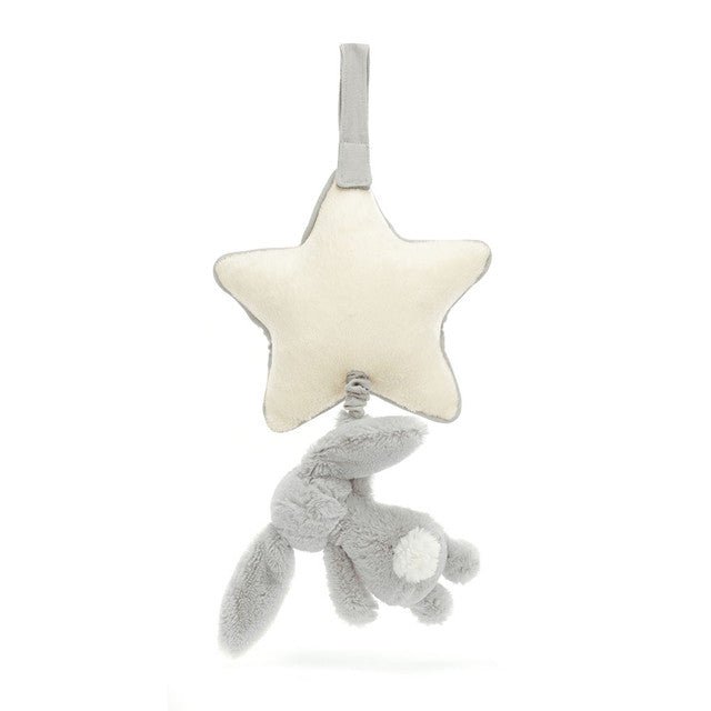 Jellycat® Bashful Silver Bunny Musical Pull - Jellycat - Plüssök - OduStore