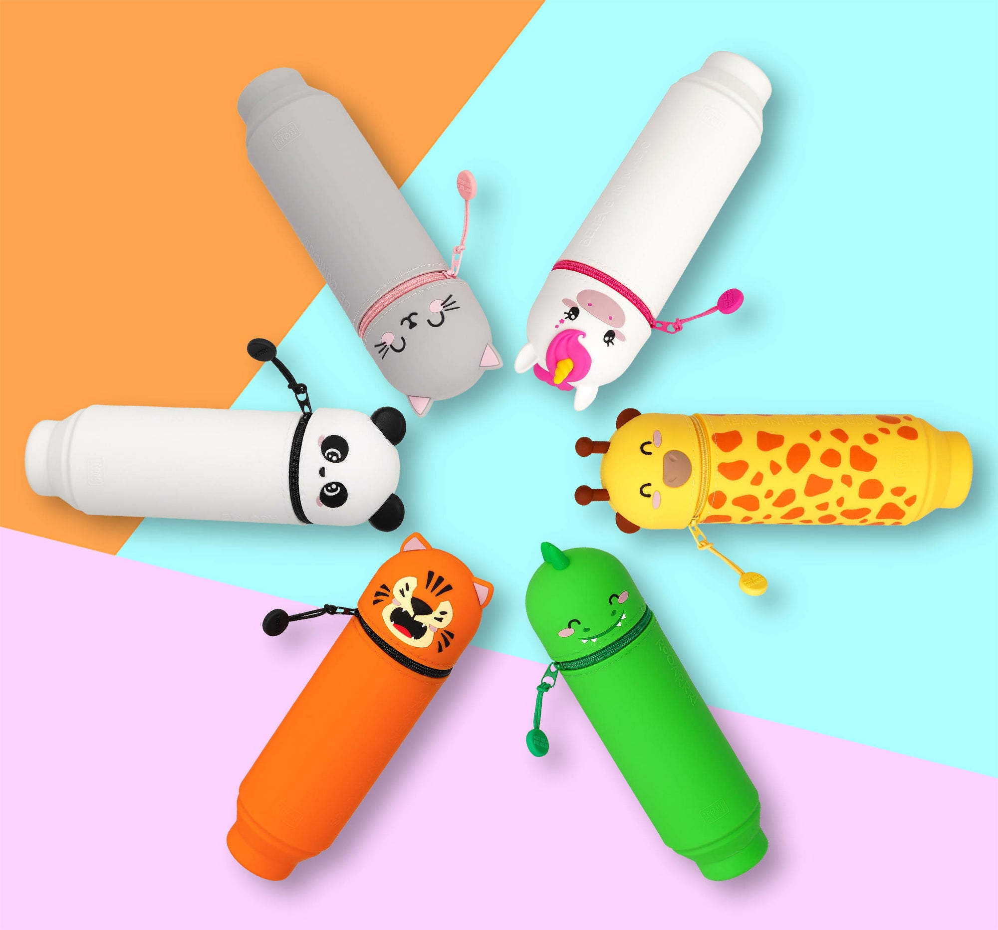 Legami Szilikon hengertolltartó 2:1 (18,5x6,3 cm) - Stationery Kawaii