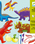 Djeco - Kapcsos képkészítés - Dinszauruszok - Dinos