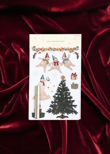 Konges Slojd® Ablak matrica szett - Let it snow - Konges Sløjd - Dekoráció - OduStore