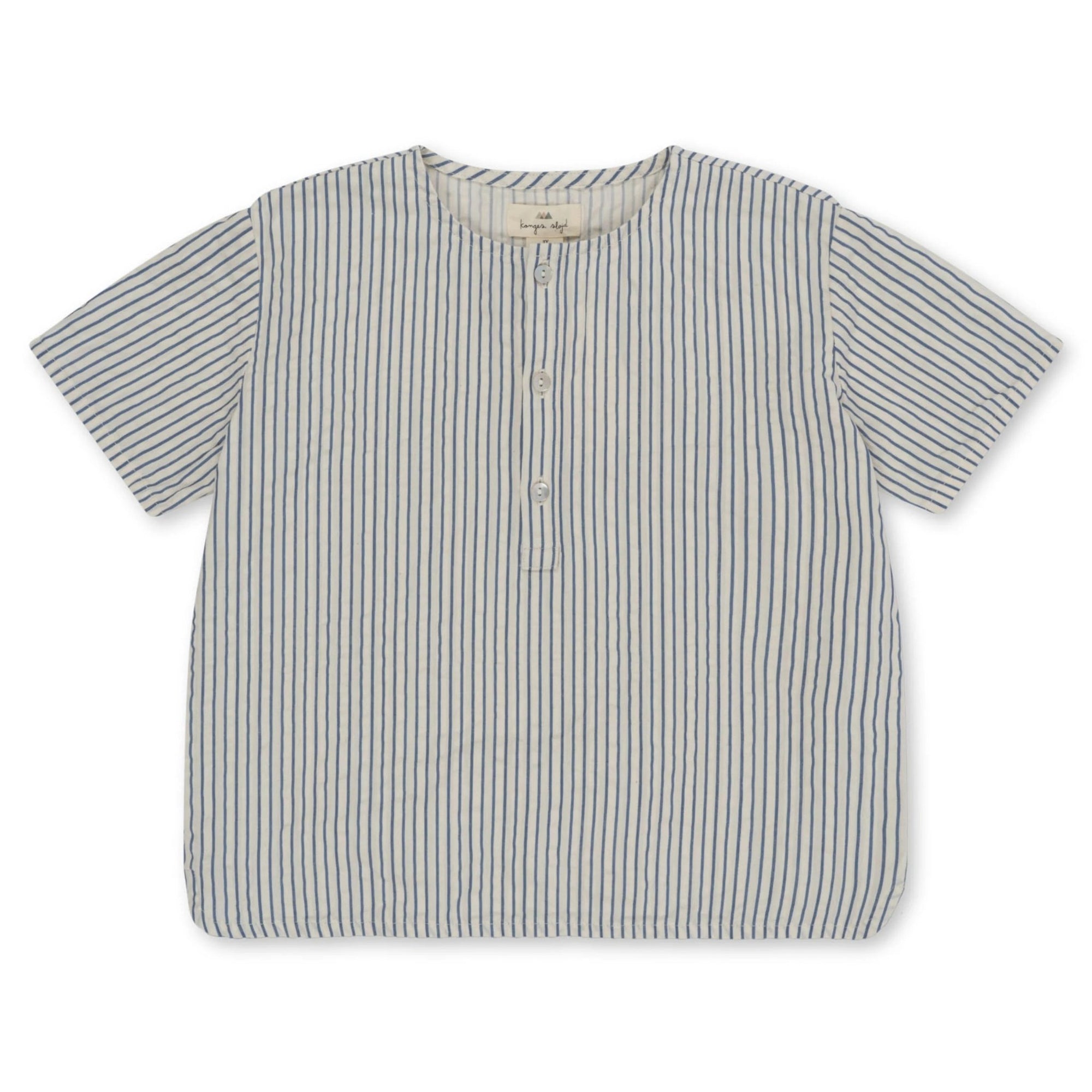 Konges Sløjd® Ace ss shirt 7 - 8y - Blue - Konges Sløjd - Pólók, ingek