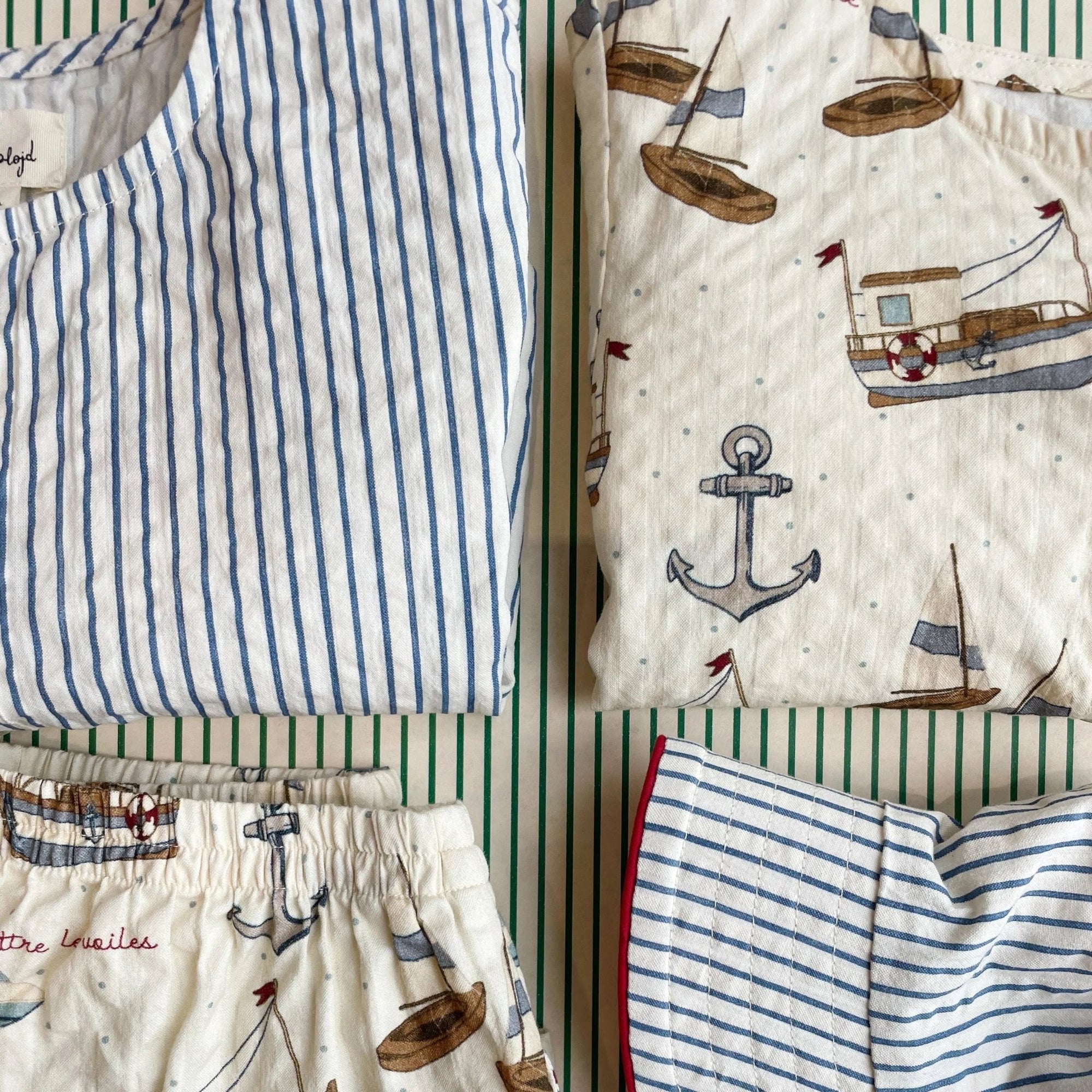 Konges Sløjd® Ace ss shirt 7 - 8y - Blue - Konges Sløjd - Pólók, ingek