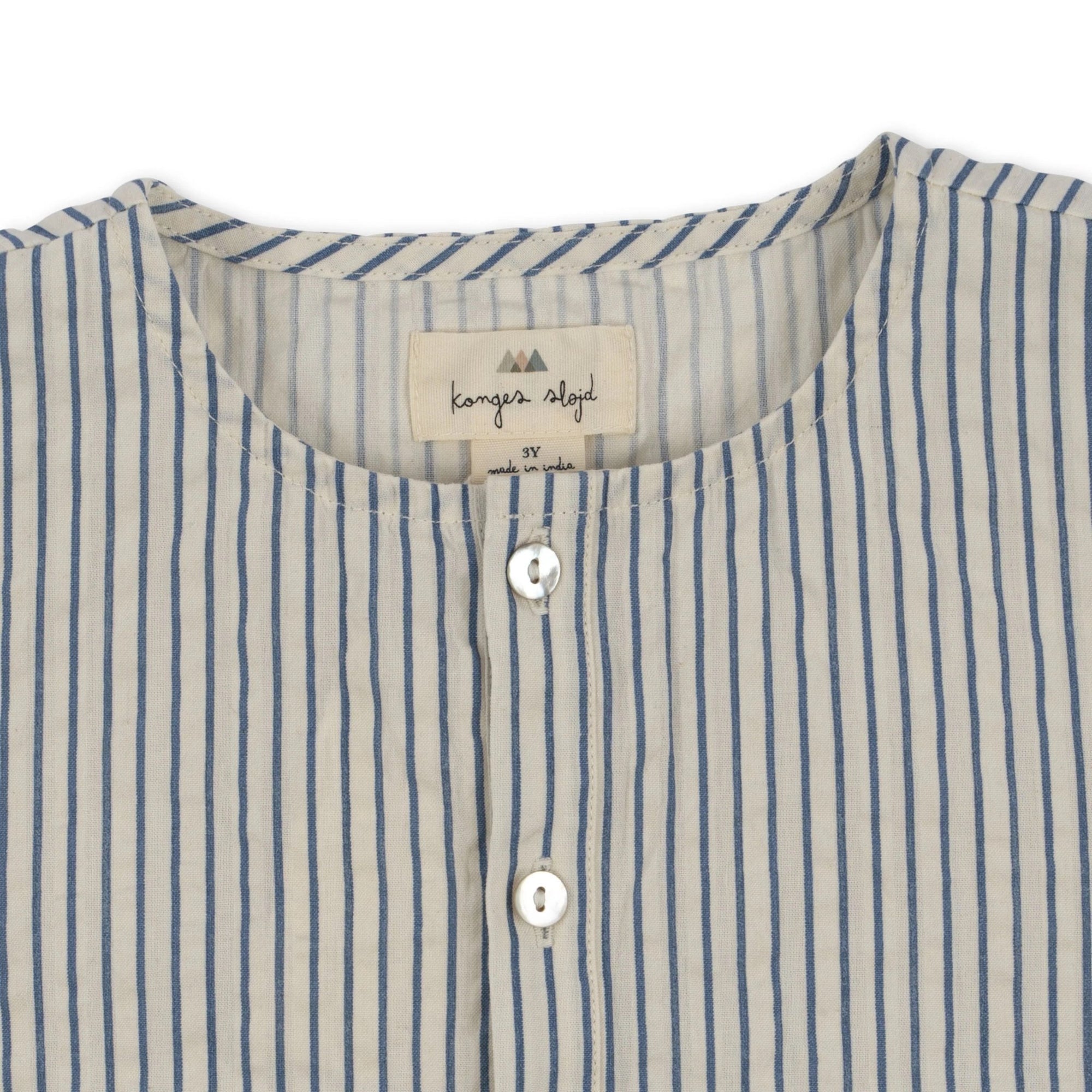 Konges Sløjd® Ace ss shirt 7 - 8y - Blue - Konges Sløjd - Pólók, ingek