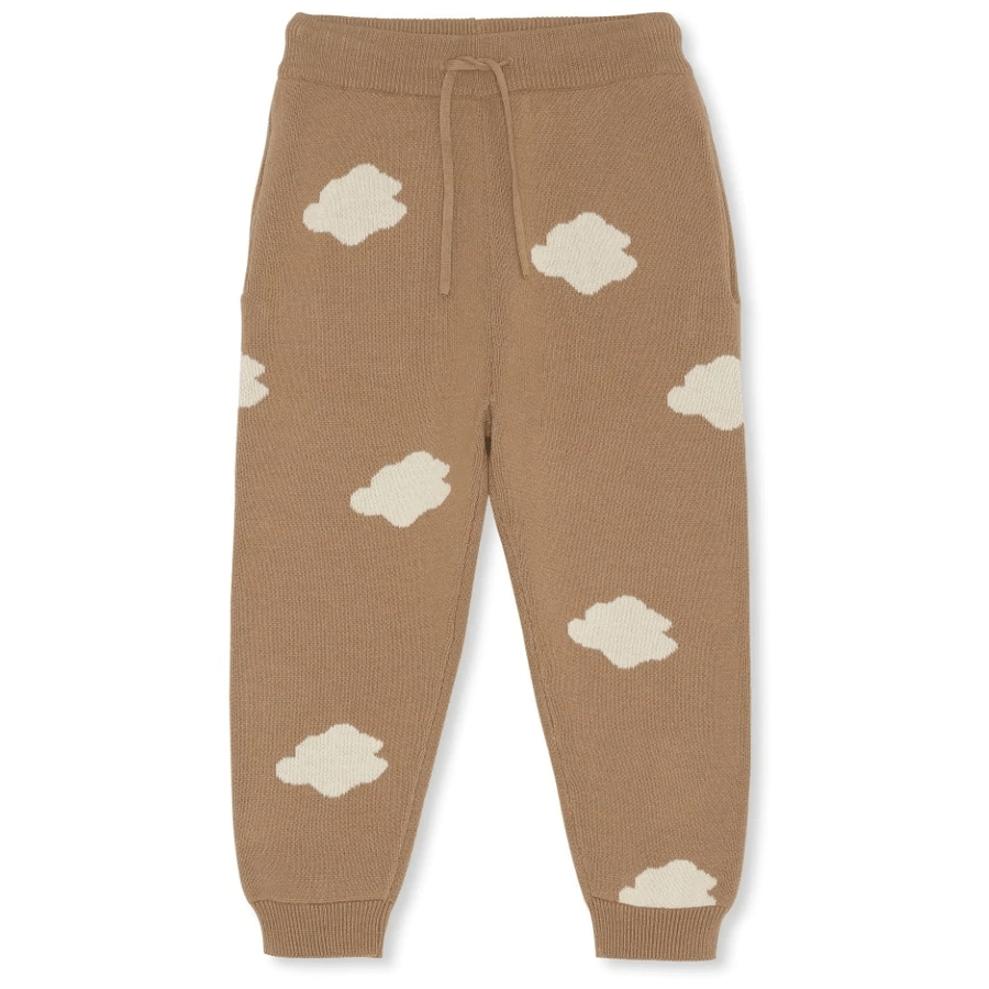 Konges Sløjd® Barna Felhő Mintás Kötött Melegitőnadrág - Konges Sløjd - Nadrágok és Rövidnadrágok