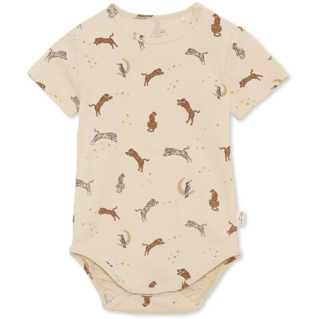 Konges Sløjd® Basic newborn rövidujjú body - Roar - Konges Sløjd - Body - OduStore