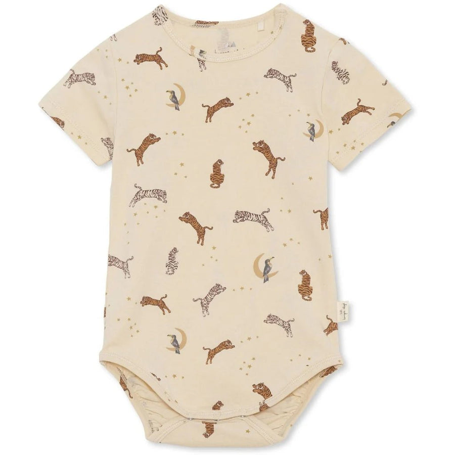 Konges Sløjd® Basic newborn rövidujjú body - Roar - Konges Sløjd - Body - OduStore
