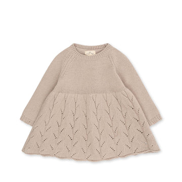 Konges Sløjd® Bézs kötött ruha - Konges Sløjd - Ruhák és szoknyák