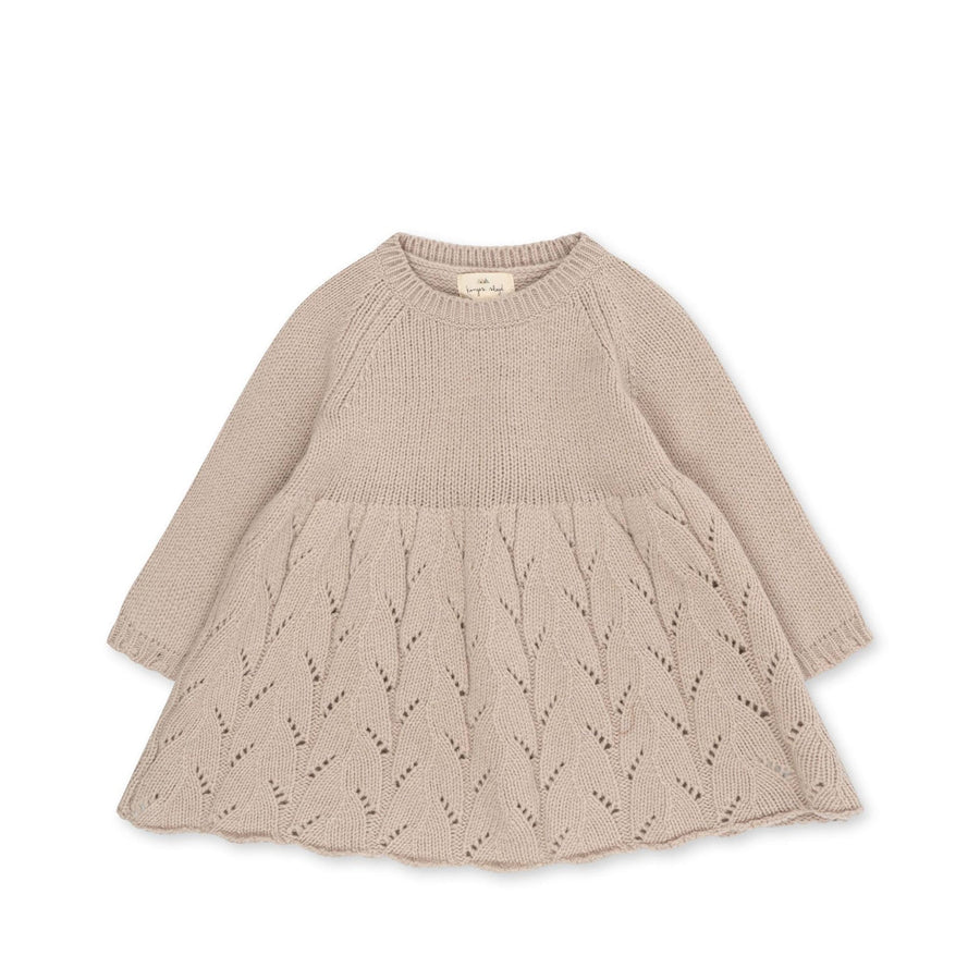Konges Sløjd® Bézs kötött ruha - Konges Sløjd - Ruhák és szoknyák