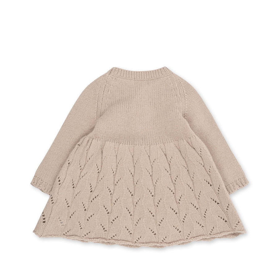 Konges Sløjd® Bézs kötött ruha - Konges Sløjd - Ruhák és szoknyák