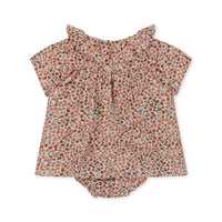 Konges Sløjd® Bitsy Romper, Fleur de Amor 9m - OduStore - Body, napozó - Konges Sløjd