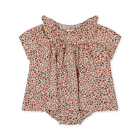 Konges Sløjd® Bitsy Romper, Fleur de Amor 9m - OduStore - Body, napozó - Konges Sløjd