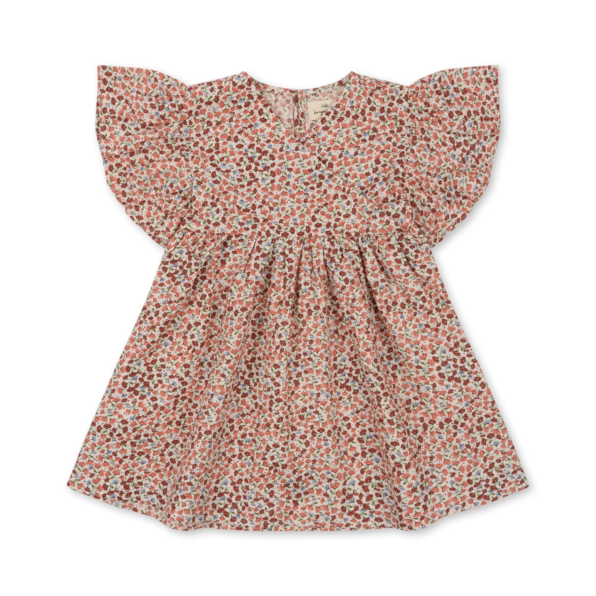 Konges Sløjd® Bitsy Wrap ruha - Fleur de Amor - Konges Sløjd - Ruhák és szoknyák - OduStore