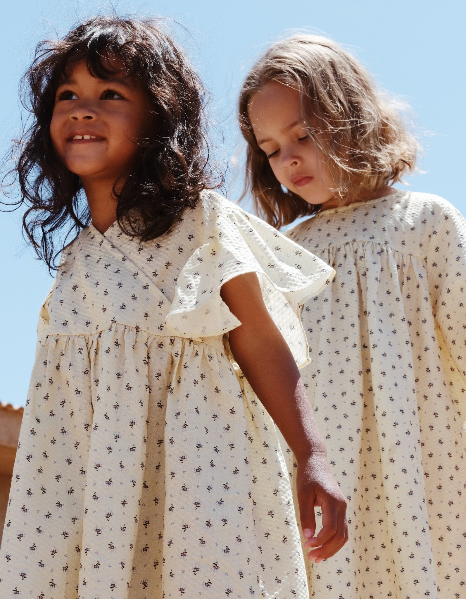 Konges Sløjd® Bitsy wrap ruha - Point bleu - Konges Sløjd - Ruhák és szoknyák - OduStore