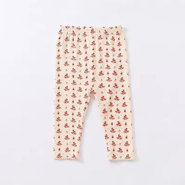 Konges Slojd® Classic Pants - Vintage floral red - Konges Sløjd - Nadrágok és Rövidnadrágok