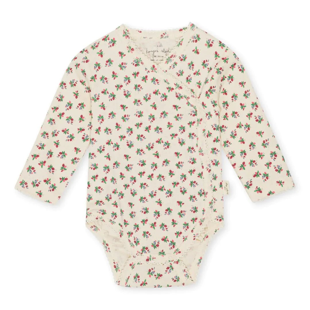 Konges Slojd® Classsic newborn body - Fleur tricolore - Konges Sløjd - Body