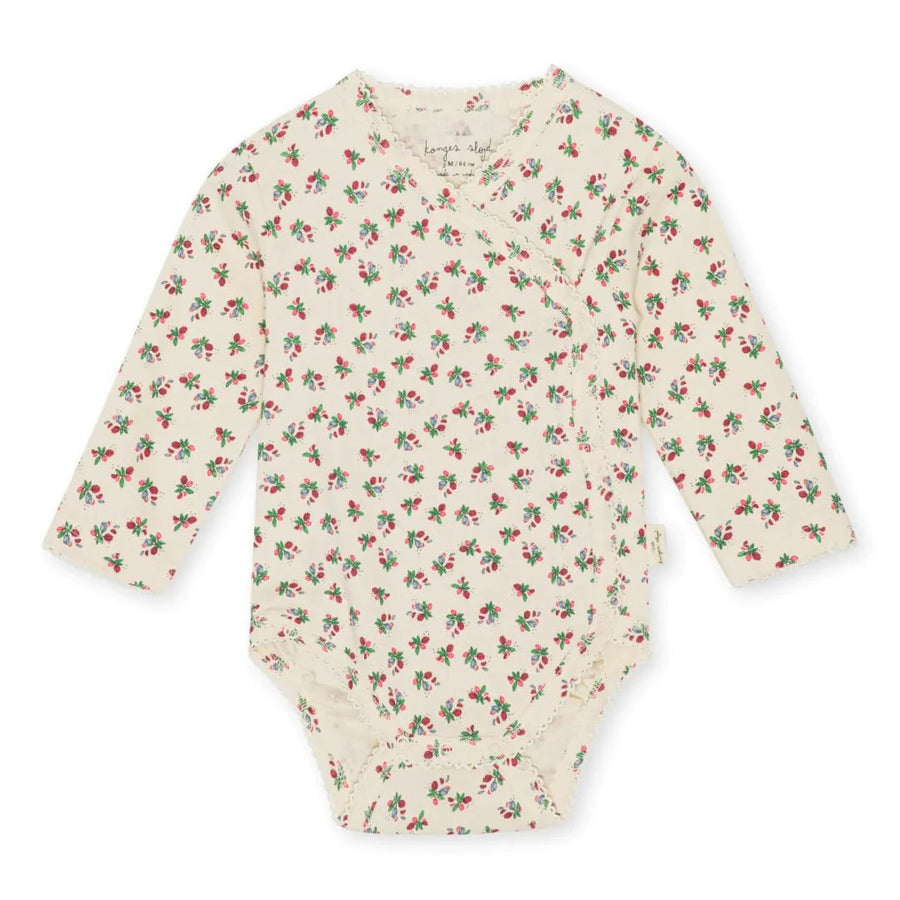 Konges Slojd® Classsic newborn body - Fleur tricolore - Konges Sløjd - Body