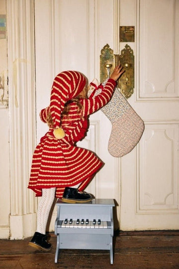 Konges Sløjd® Csíkos kötött szoknya - 100% merinói gyapjú - Konges Sløjd - Ruhák és szoknyák