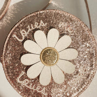 Konges Sløjd® Daisy oldaltáska - Cameo rose glitter - OduStore - Táskák - Konges Sløjd