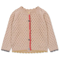 Konges Sløjd® Ellen knit cardigan - Sand collar - Konges Sløjd - Felsők és pulóverek