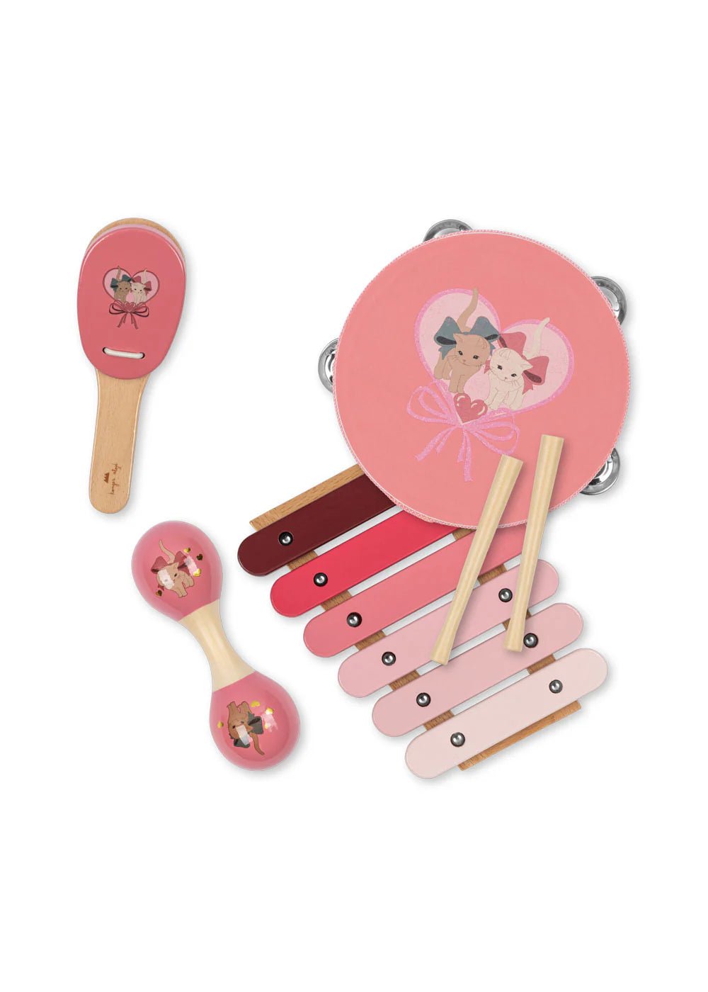 Konges Slojd® Fa hangszerkészlet - Bow kitty - Konges Sløjd - Gyerekjátékok - OduStore