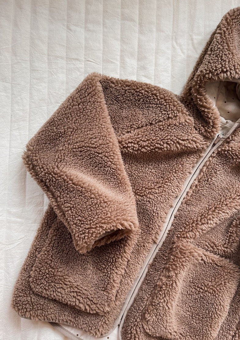 Konges Sløjd® Grizz teddy kardigán - Dark brown - Konges Sløjd - Felsők és pulóverek - OduStore