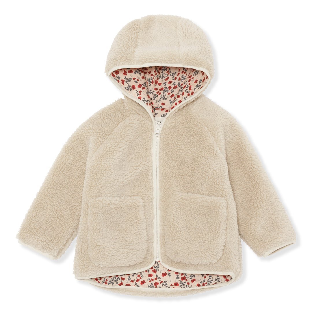 Konges Sløjd® Grizz teddy kardigán - Summer sand - Konges Sløjd - Felsők és pulóverek - OduStore