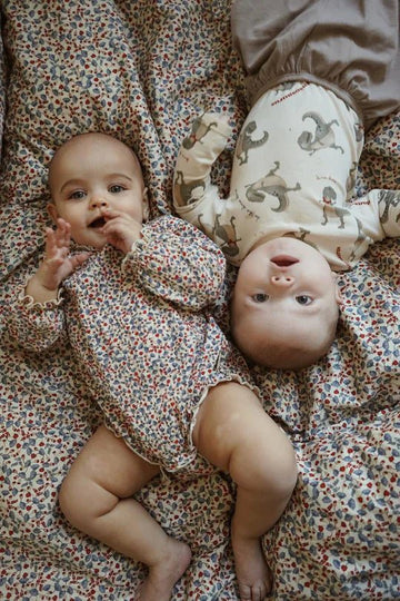 Konges Sløjd® Gumis nyakú virágos body - Konges Sløjd - Body