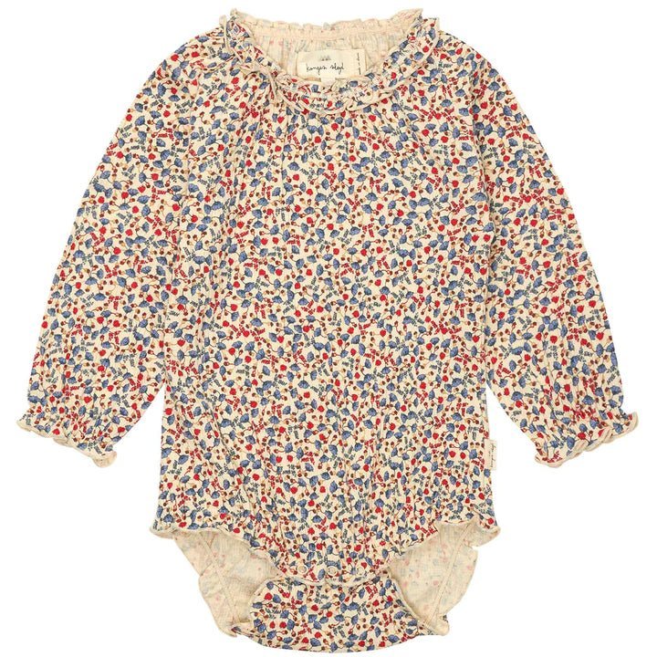 Konges Sløjd® Gumis nyakú virágos body - Konges Sløjd - Body