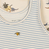 Konges Sløjd® Kétdarabos Ujjatlan Póló - Kubi / Stripe bluie - Konges Sløjd - Felsőruházat - OduStore