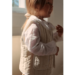 Konges Sløjd® Kord mellény Hazel quilted vest 4Y - OduStore - Felsők és pulóverek - Konges Sløjd