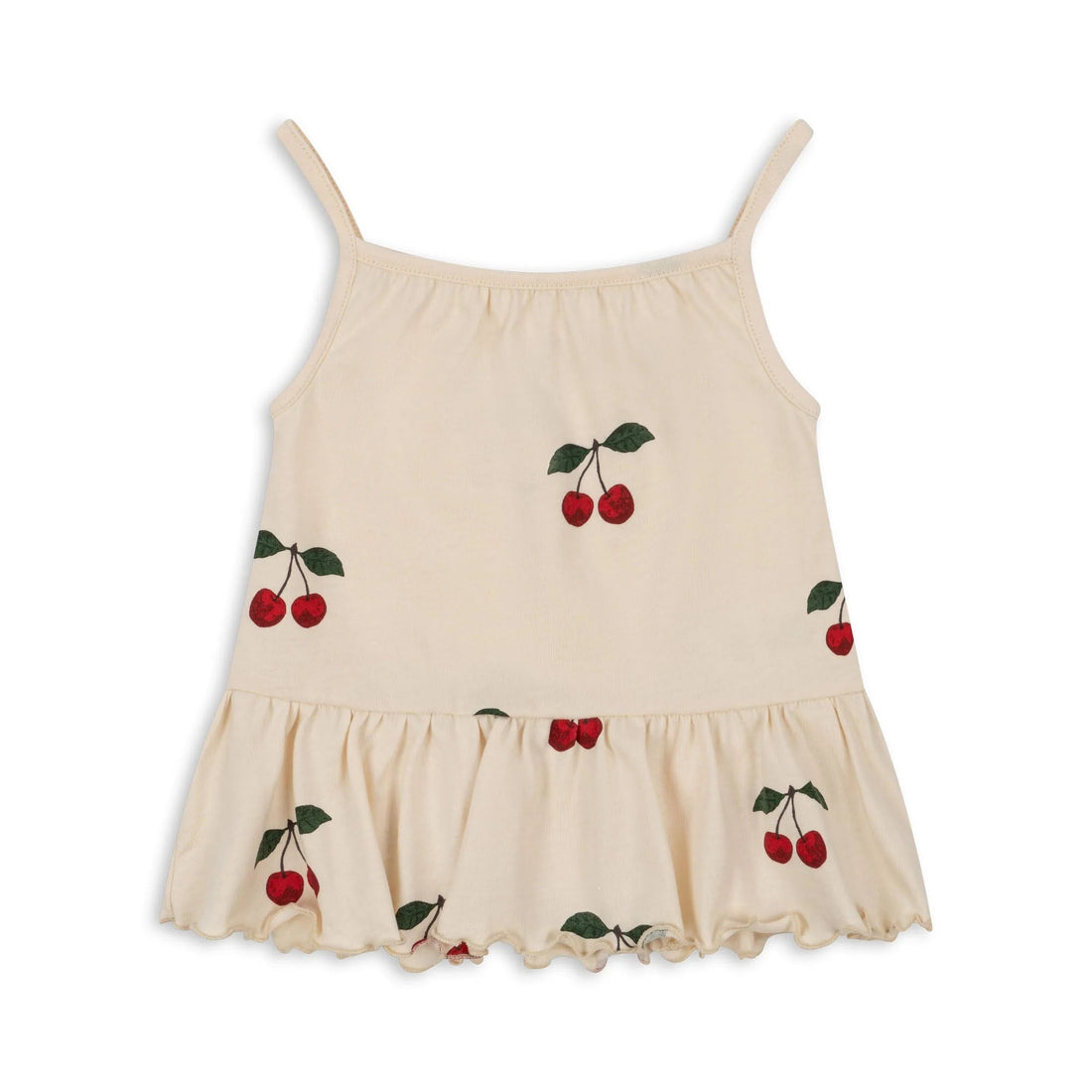 Konges Sløjd® Lin Frill top - Ma grande cerise - Konges Sløjd - Pólók, ingek - OduStore