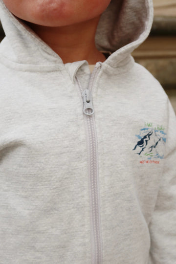 Konges Slojd® Lou Sweat kapucnis pulóver - Grey melange - Konges Sløjd - Felsők és pulóverek - OduStore