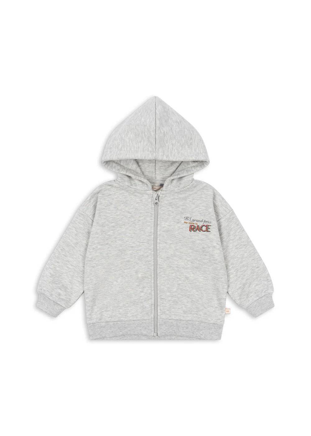 Konges Slojd® Lou Sweat kapucnis pulóver - Grey melange - Konges Sløjd - Felsők és pulóverek - OduStore