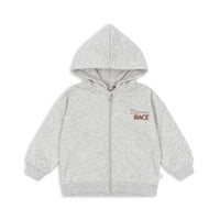 Konges Slojd® Lou Sweat kapucnis pulóver - Grey melange - Konges Sløjd - Felsők és pulóverek - OduStore