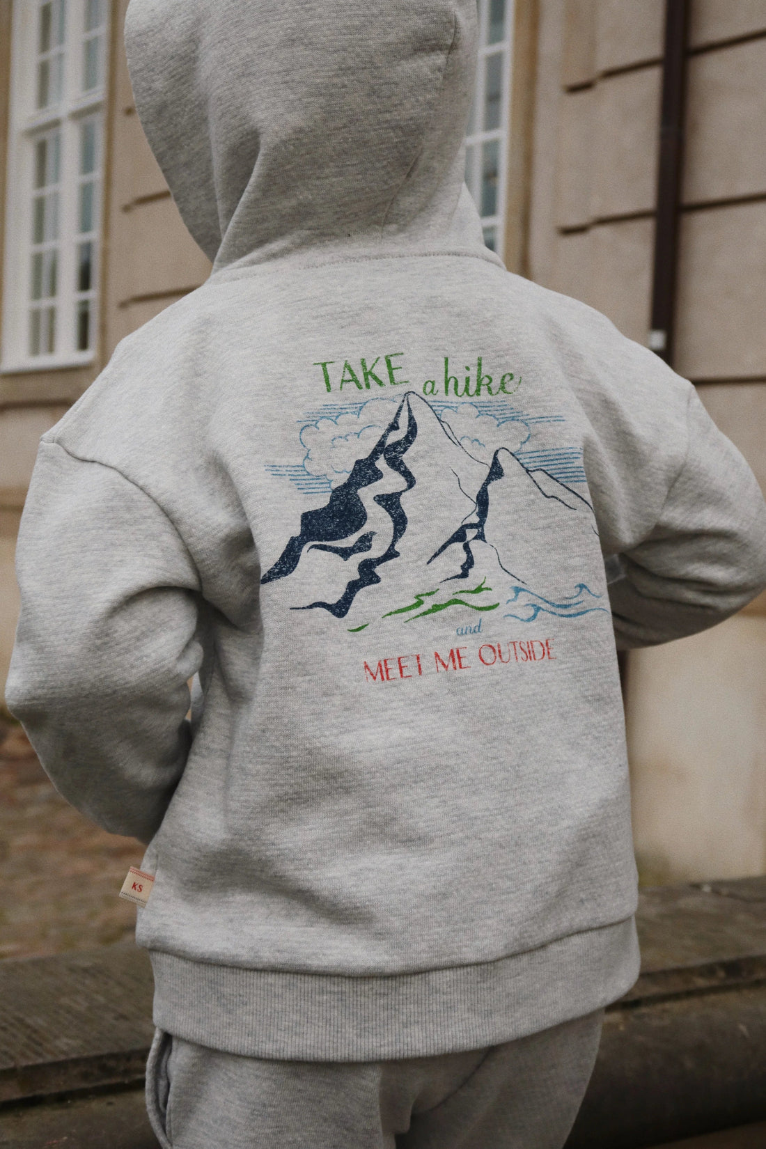 Konges Slojd® Lou Sweat kapucnis pulóver - Grey melange - Konges Sløjd - Felsők és pulóverek - OduStore