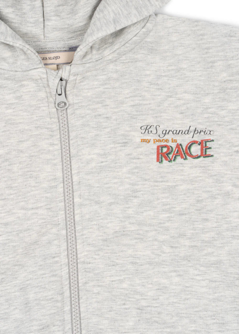 Konges Slojd® Lou Sweat kapucnis pulóver - Grey melange - Konges Sløjd - Felsők és pulóverek - OduStore