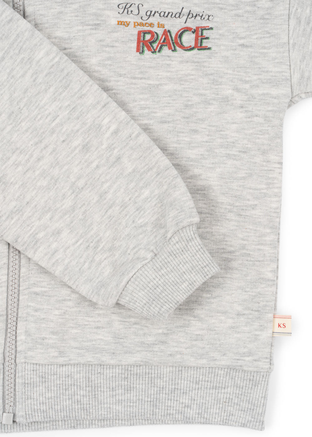 Konges Slojd® Lou Sweat kapucnis pulóver - Grey melange - Konges Sløjd - Felsők és pulóverek - OduStore