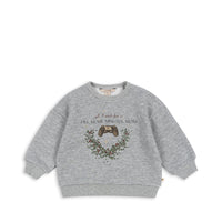 Konges Slojd® Lou sweat pulóver - Grey melange - Konges Sløjd - Felsőruházat - OduStore