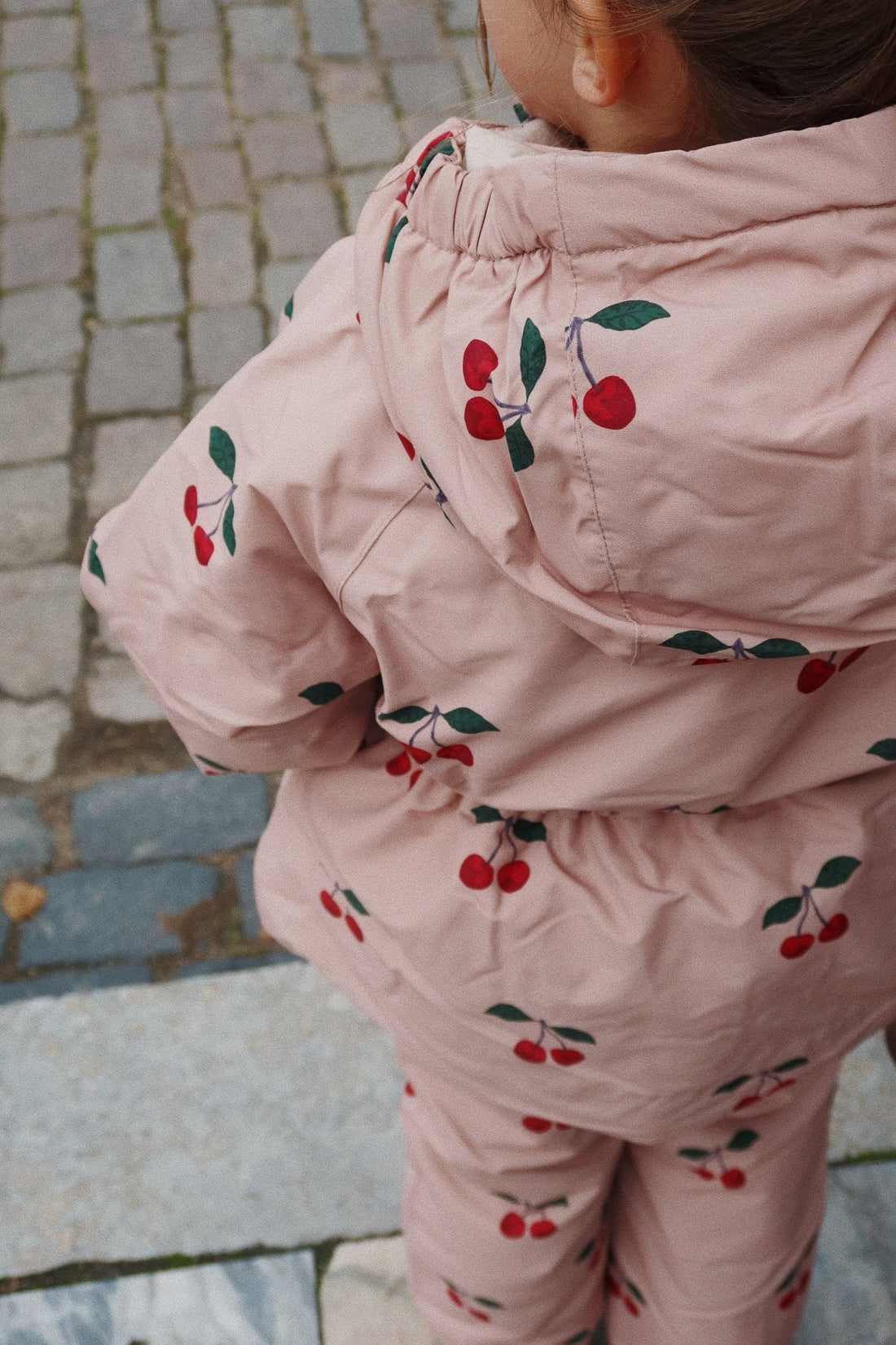 Konges Sløjd® Mismou frill esőkabát - Gande cerise - Konges Sløjd - Felsőruházat