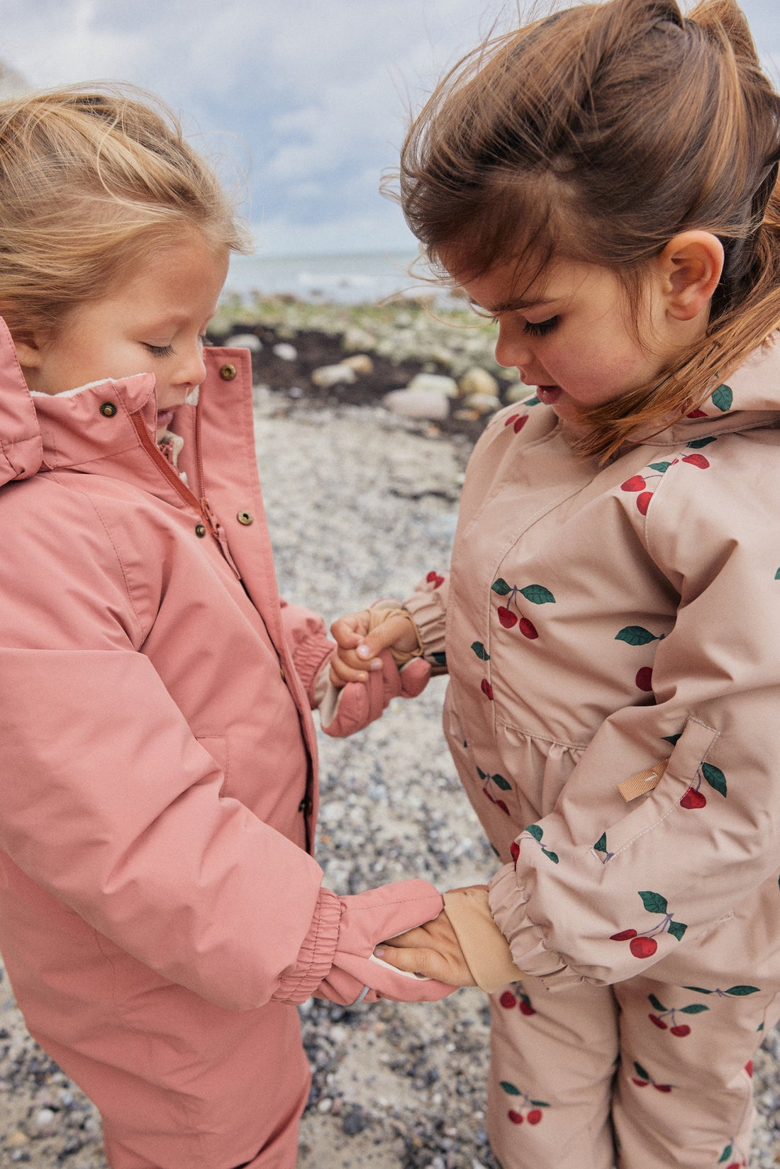 Konges Sløjd® Mismou frill esőkabát - Gande cerise - Konges Sløjd - Felsőruházat